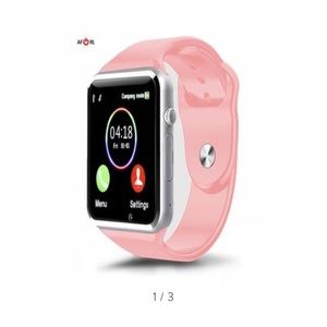 Pink smart watch. Brand new. Details posted.